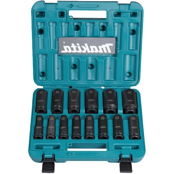 makita e-16586 set 14 tubulare adanci impact black 1/2, 10-32mm 1 Makita E-16586 Set 14 tubulare adanci impact Black 1/2, 10-32mm