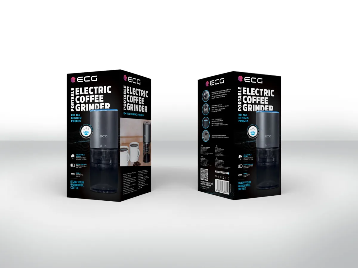 Rasnita electrica portabila pentru cafea KM 160 Minimo Premio, baterie integrata Li-Pol 3,7 V, capacitate boabe 120 ml - imagine 9