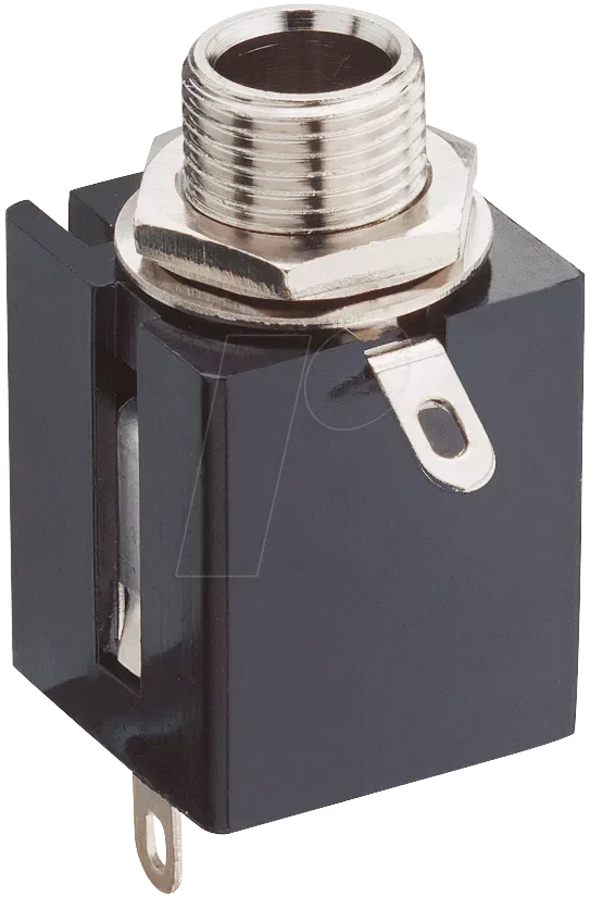 Conector alimentare 6.3 mm sasiu stereo Lumberg