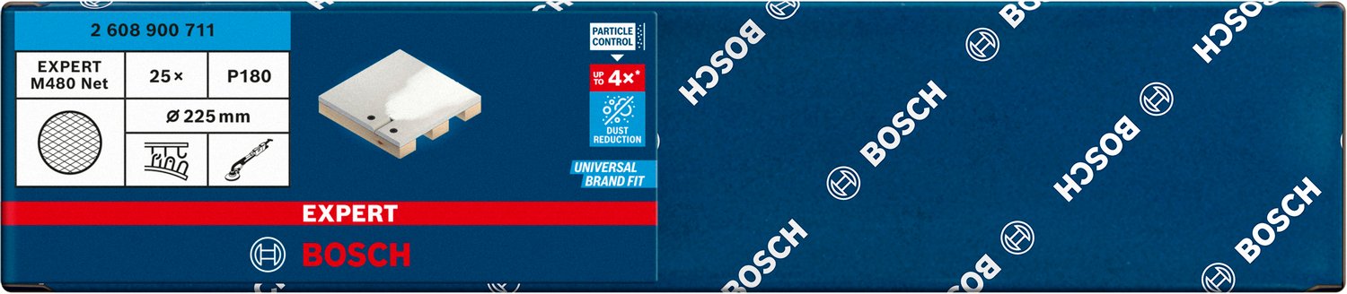 bosch set 25 foi abrazive expert m480, 225mm, g180 2 Bosch Set 25 Foi abrazive Expert M480, 225mm, G180 - imagine 2