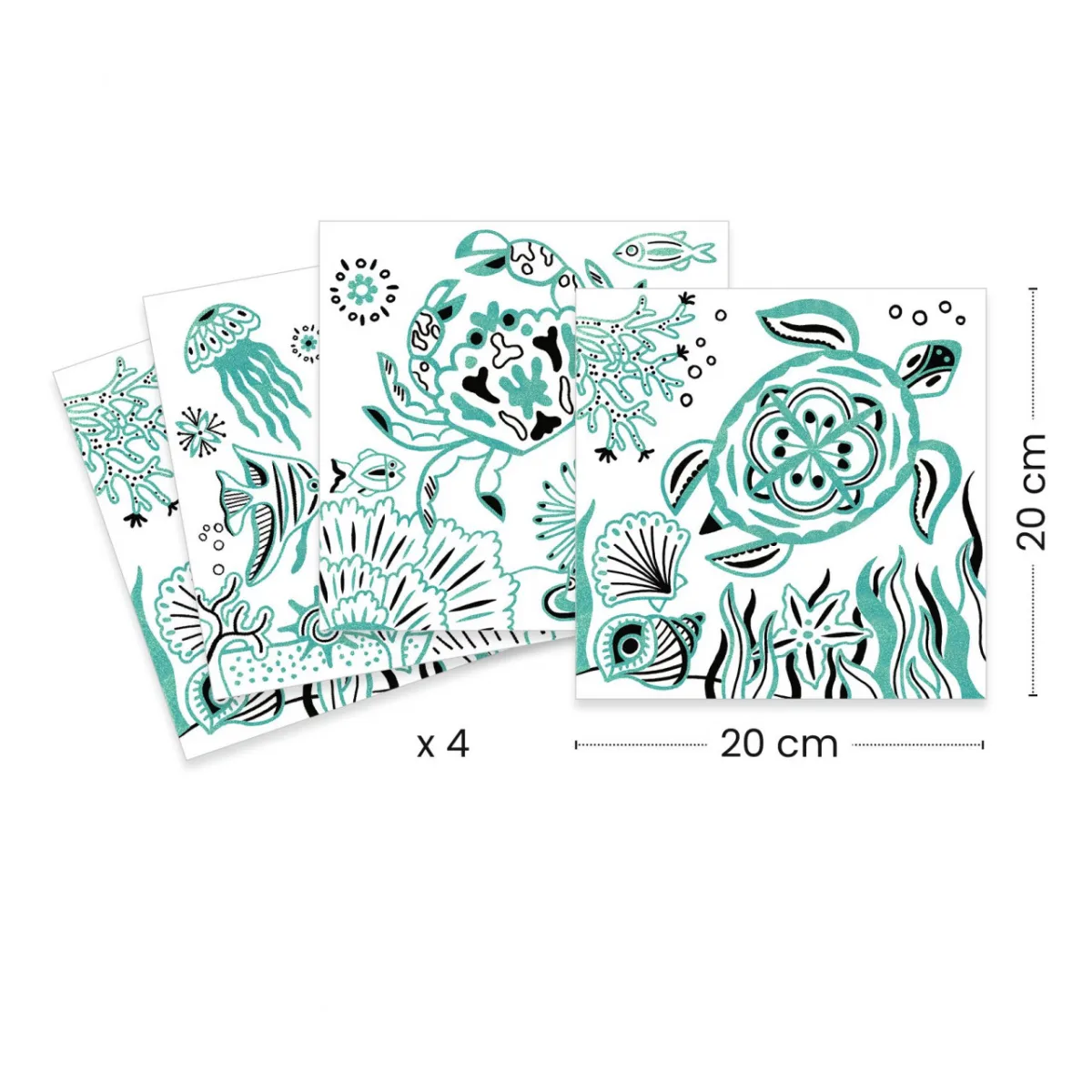Planse de colorat In mare, Djeco - imagine 3