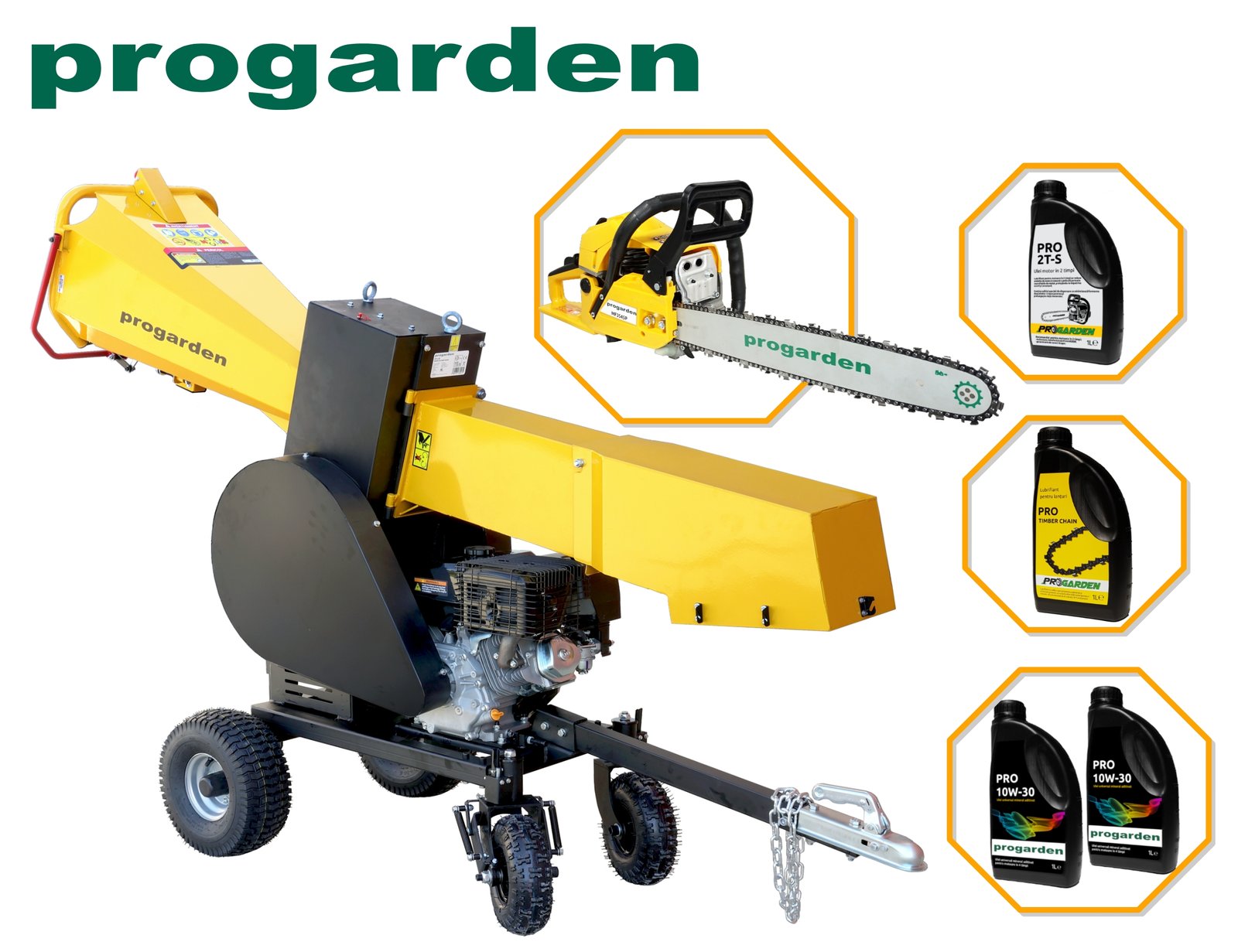 pachet progarden mtl15e masina de taiat lemne, 15cp, benzina + mf3545 motoferastrau 450mm, 3.4cp + 4l ulei 1 Pachet ProGARDEN MTL15E Masina de taiat lemne, 15CP, benzina + MF3545 motoferastrau 450mm, 3.4CP + 4L ulei