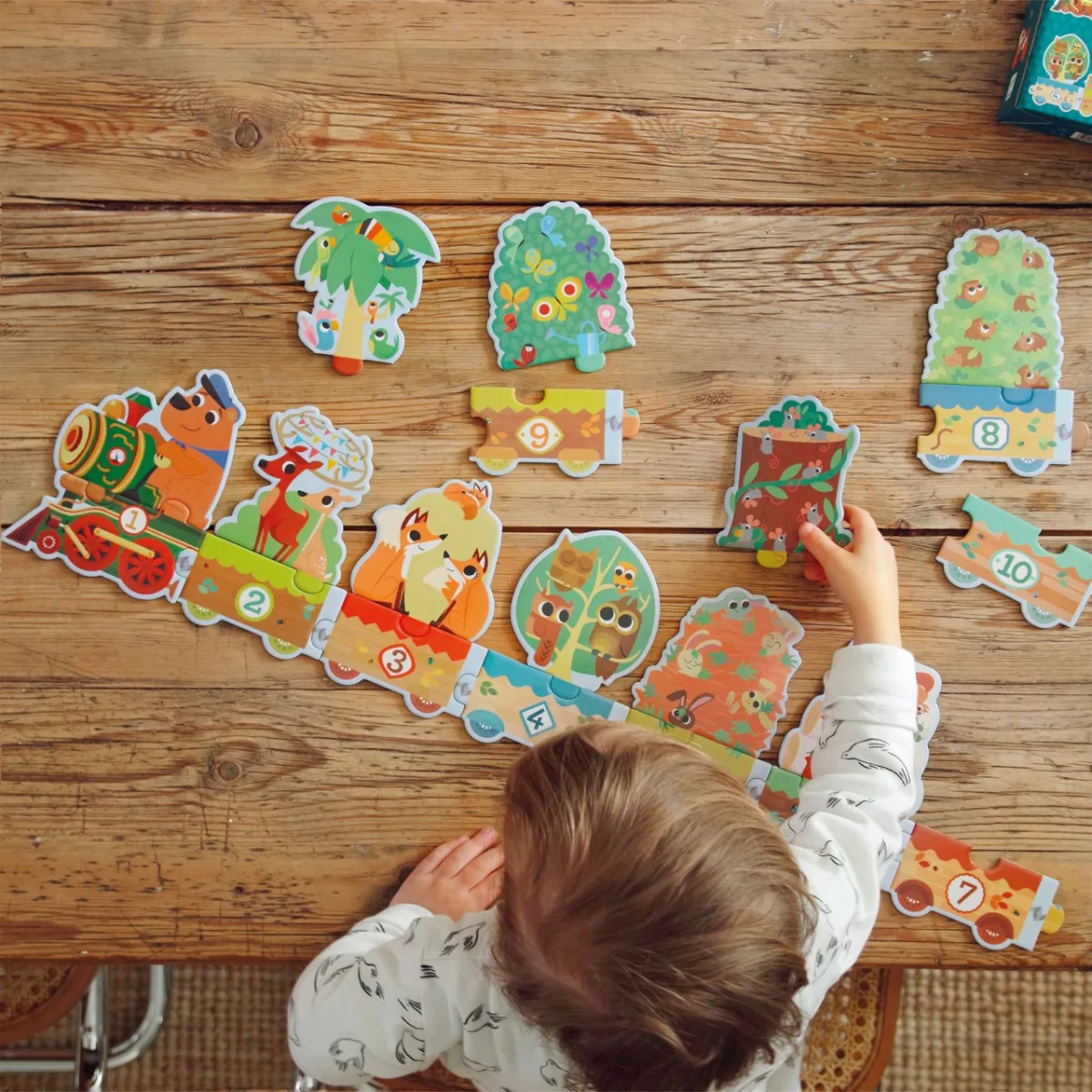 Puzzle Invat sa numar, Djeco - imagine 4