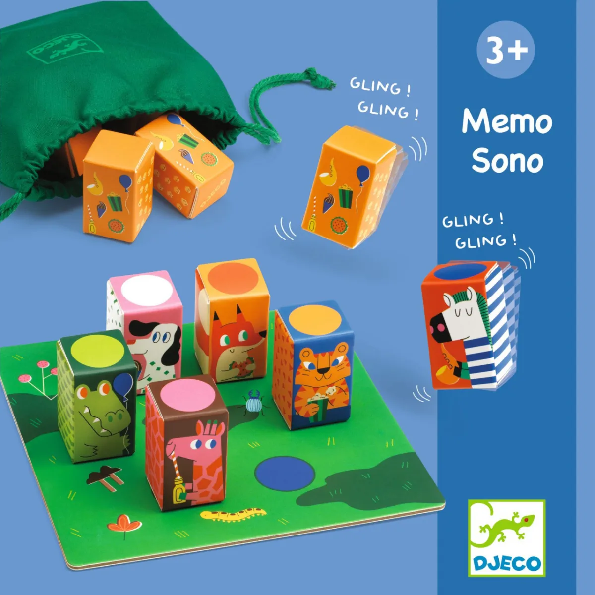 Jucarii educative Memo sono, Djeco - imagine 4