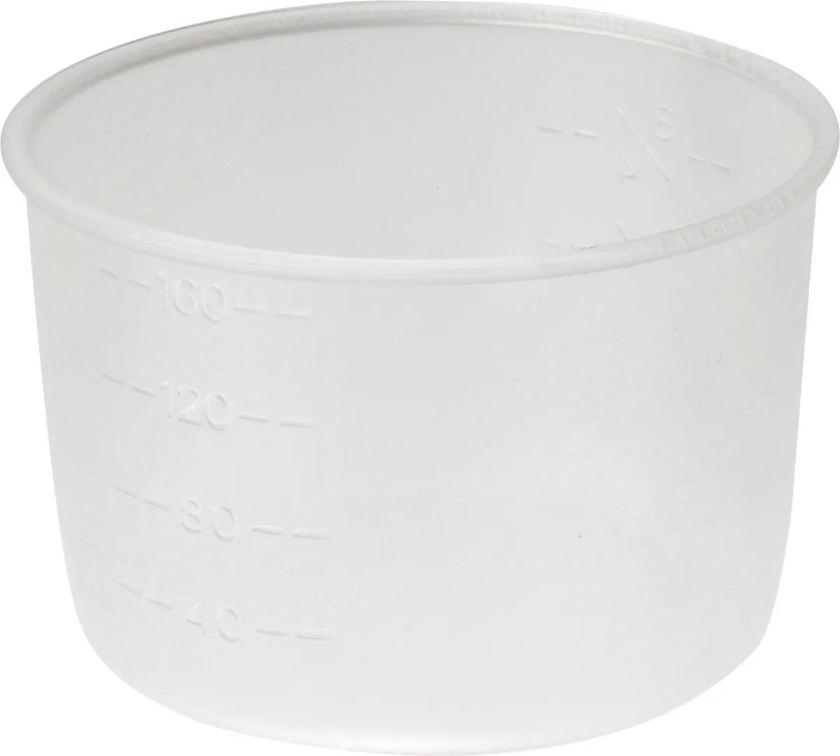 Aparat pentru gatit orez ECG RZ 060F, 300W, 0.6 litri, 450 g orez, vas antiaderent, functie de mentinere la cald, alb - imagine 5