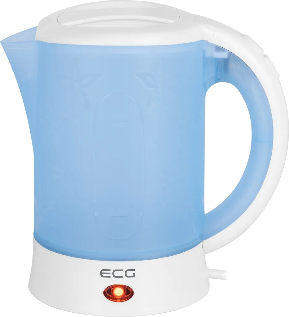 Fierbator electric ECG RK 510 Travel Lite, 0.5 litri, 650 W, oprire automata, protectie la supraincalzire, alb