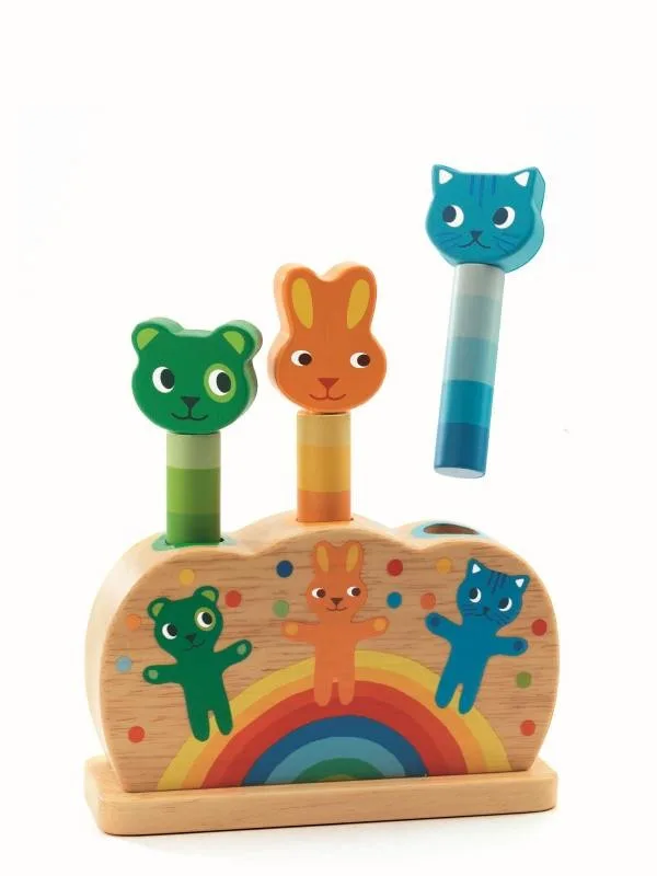 Jucarie pop-up Popop pidoo, Djeco - imagine 2
