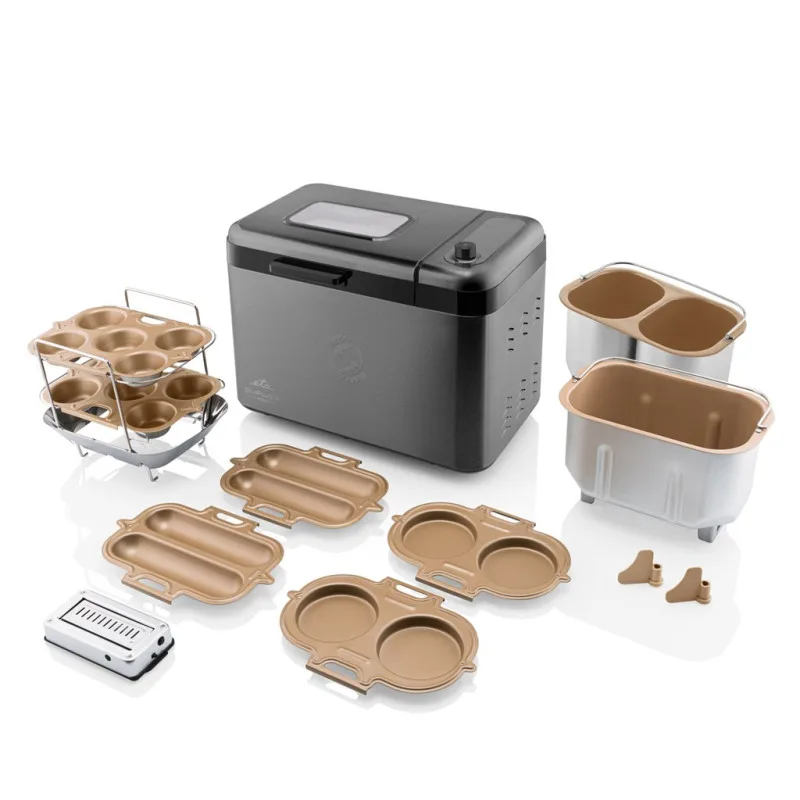 Masina de facut paine ETA Duplica II MAX 3147 90000, 850W, 24 programe, capacitate 1,5 kg, otel inoxidabil - imagine 7