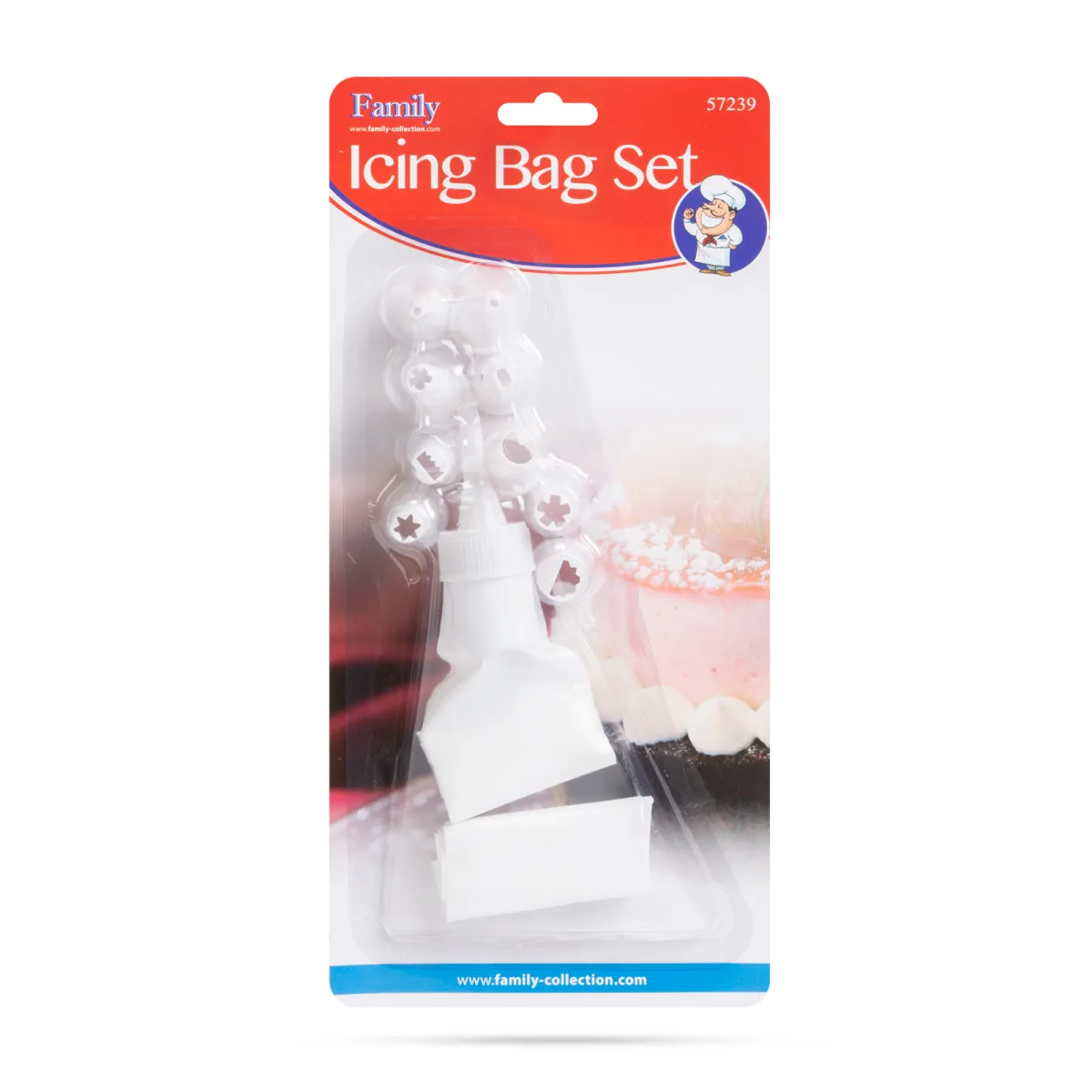 Set pos decorare tort 10 piese, 9 duiuri, pentru prajituri si briose, reutilizabil, plastic - imagine 2