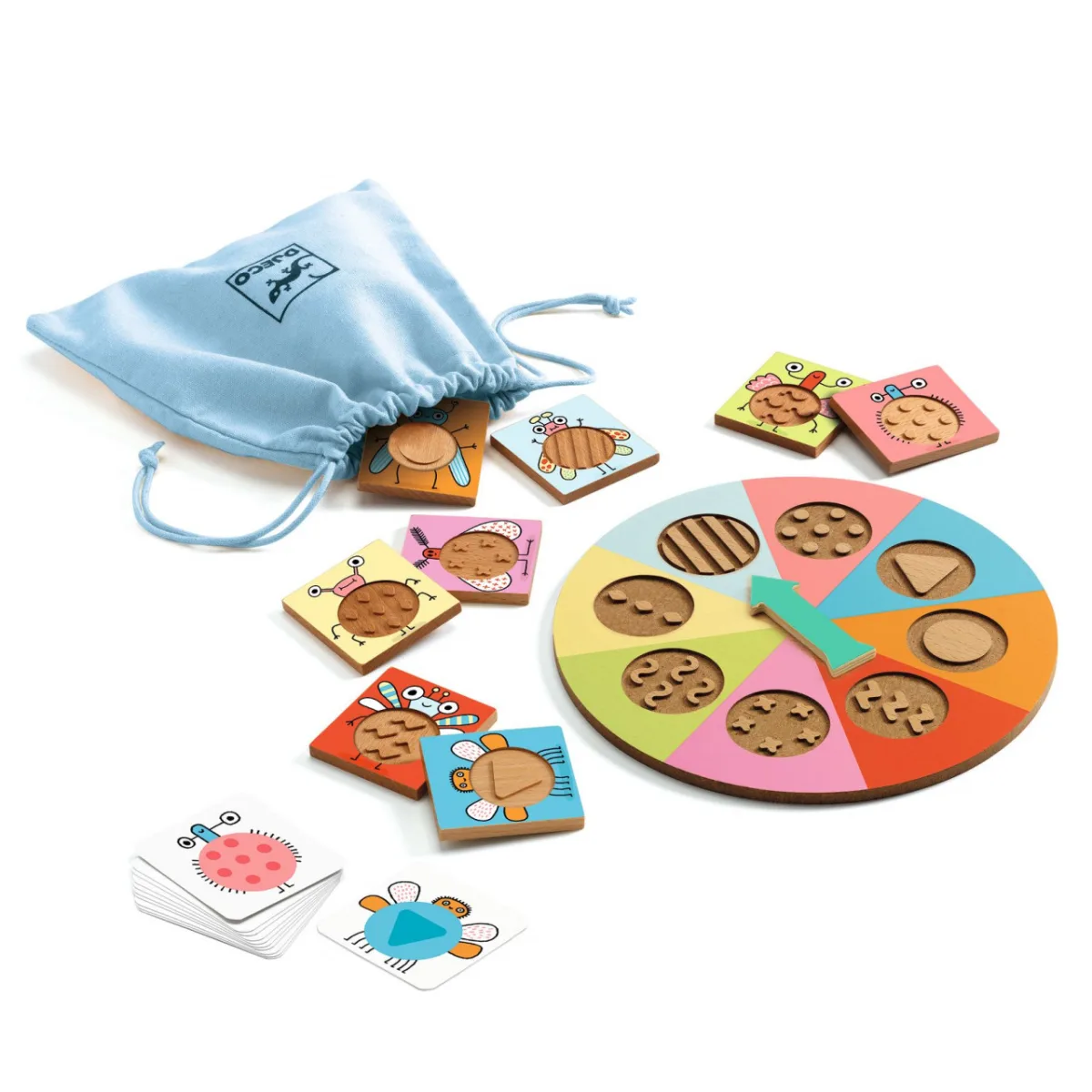 Jucarii educative Tactil Bzzz, Djeco - imagine 2