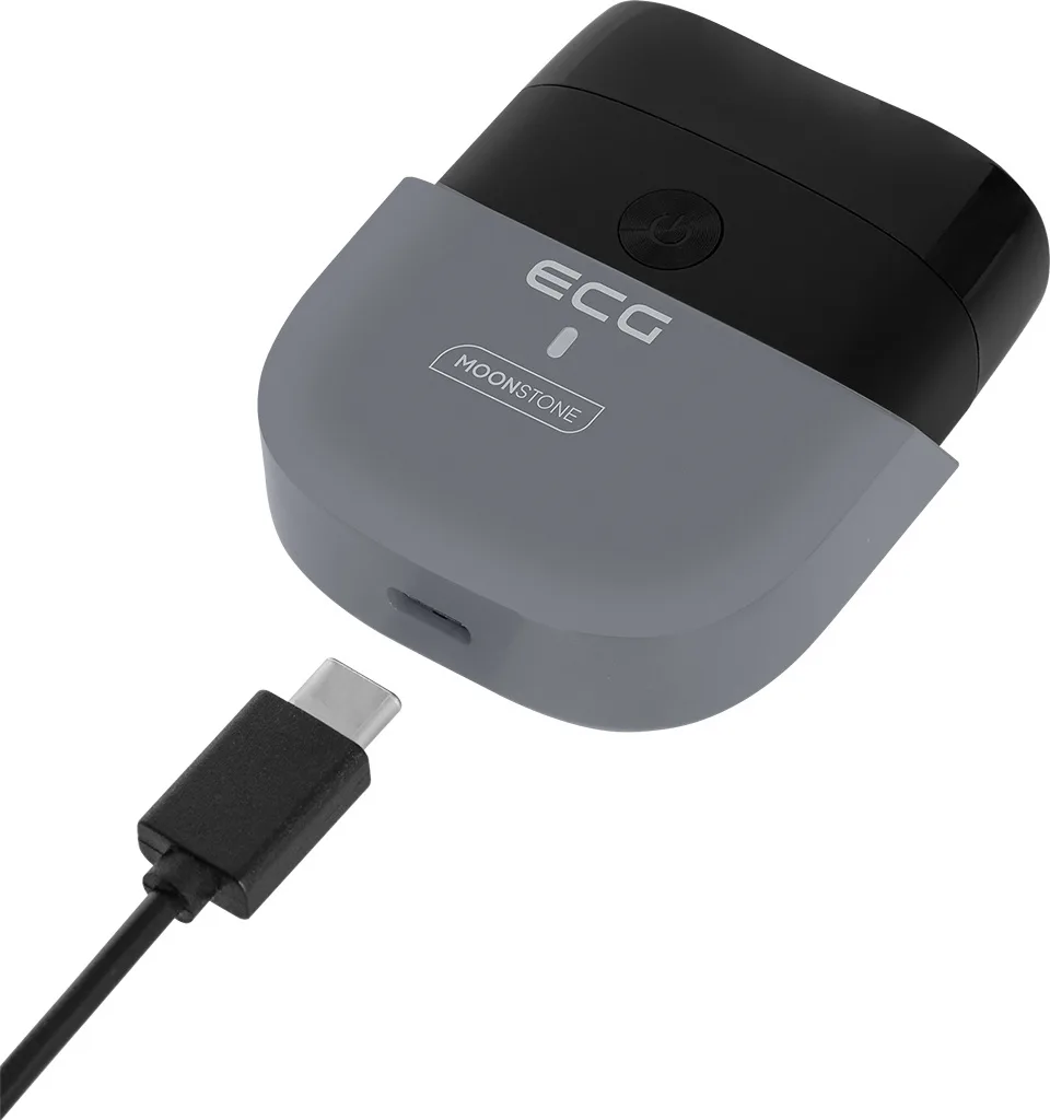 Aparat de ras electric ECG ZH 2200 Blade Moonstone, Li-Ion 3.7 V / 400 mAh, IPX 7, gri metalizat - imagine 10