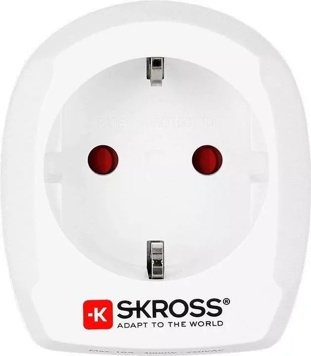 Adaptor priza EU - UK 13A Skross 1.500230-E - imagine 2