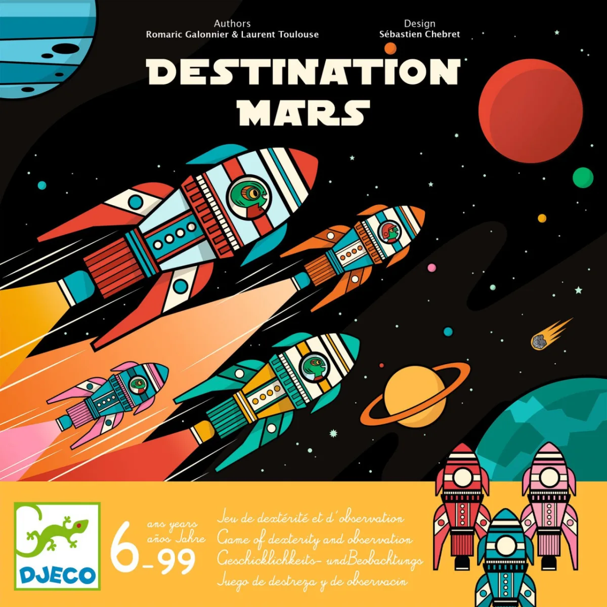 Joc de societate Destinatia Marte, Djeco - imagine 2