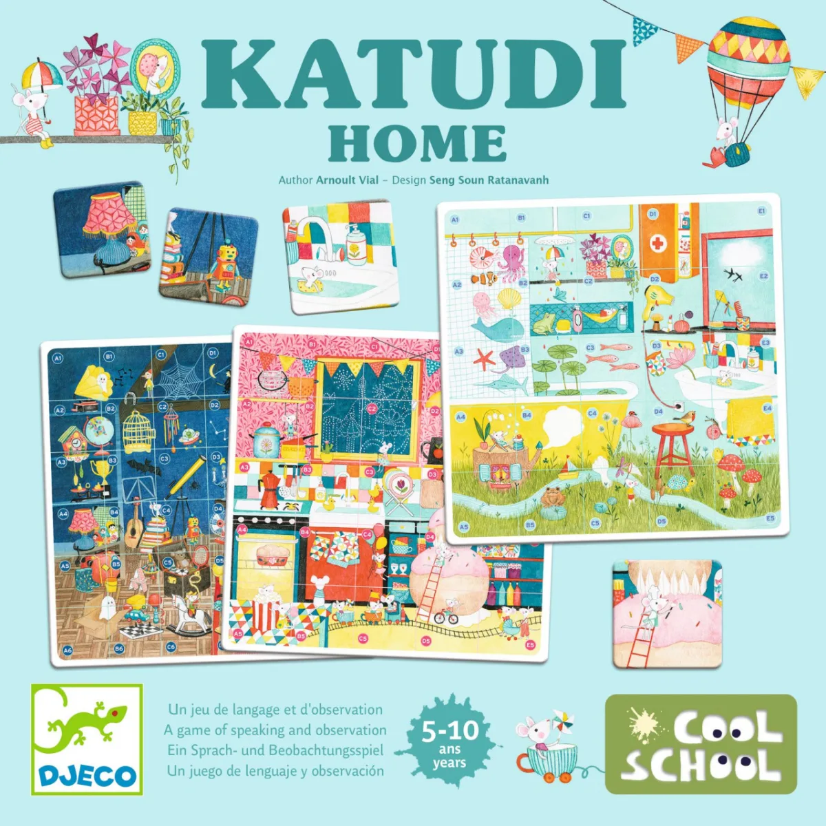 Joc educativ Katudi Acasa, Djeco - imagine 3