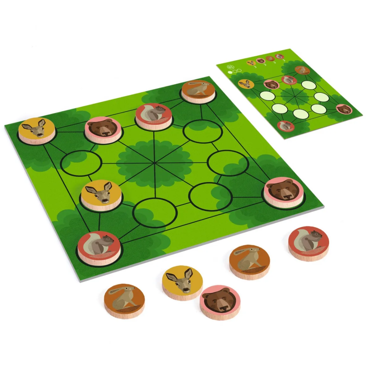 Joc de logica Woodanimo, Djeco - imagine 2