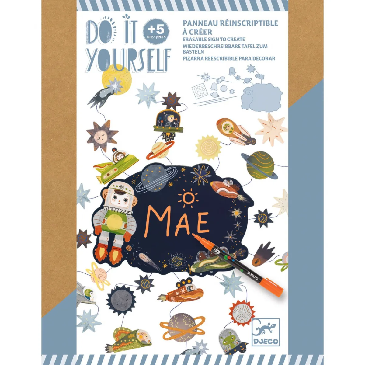 Joc creativ DIY Printre stele, Djeco - imagine 2