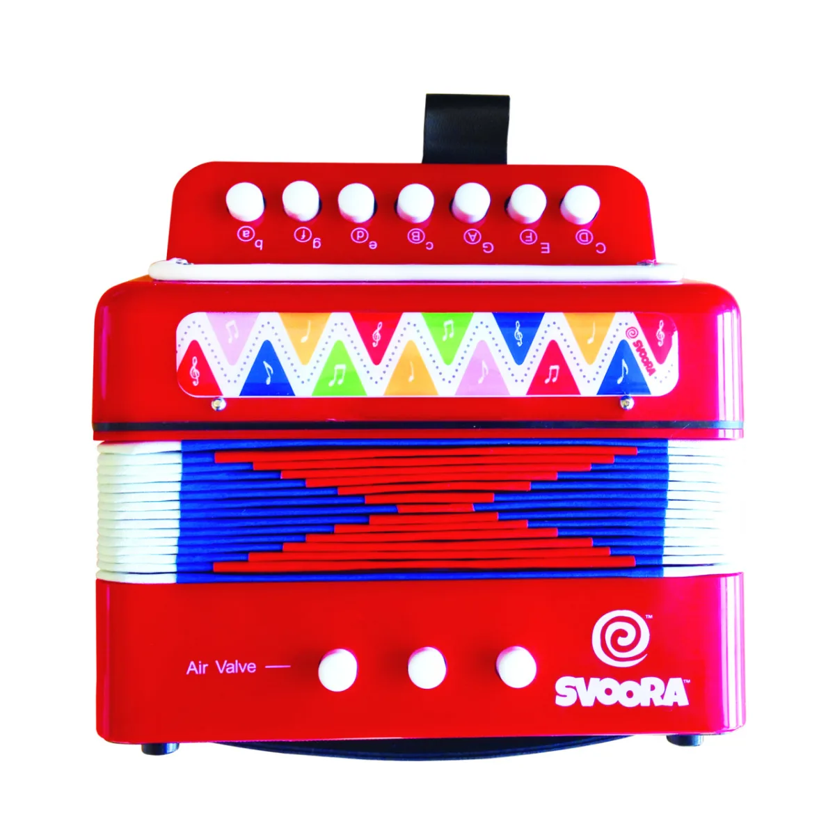 Instrument muzical acordeon rosu, Svoora - imagine 4