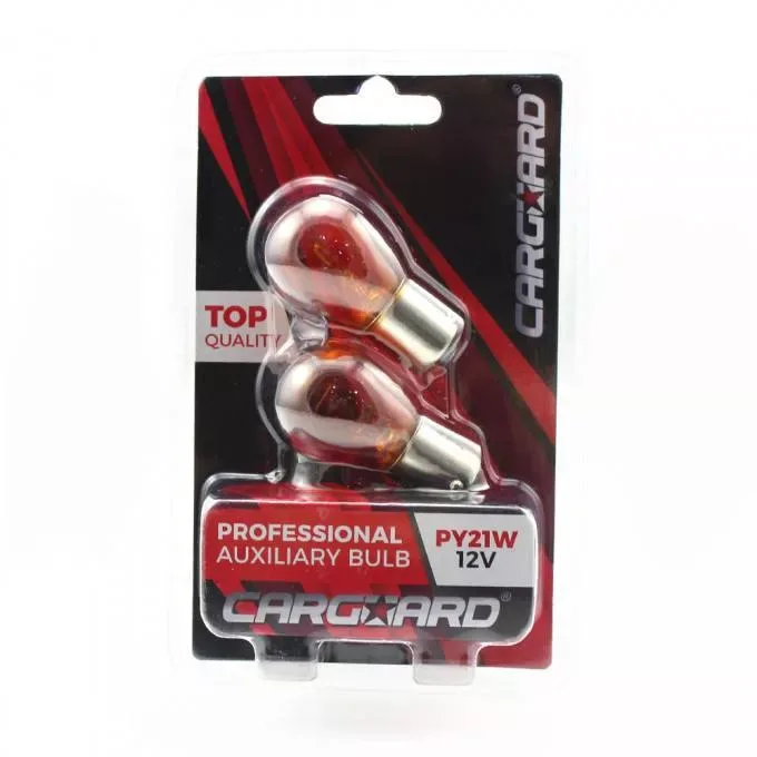 Set 2 becuri PY21W incandescent CARGUARD - imagine 2