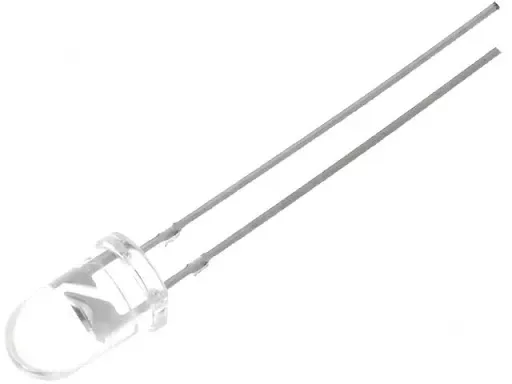 LED 5mm ultraviolet 3-3.8V ?d 360-370nm 15° 20mA 2÷4mW Montare THT OPTOSUPPLY OSV1YL5111A