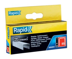 Set de 2500 de capse din sarma fina galvanizata No. 53, 8 mm Rapid 11857025