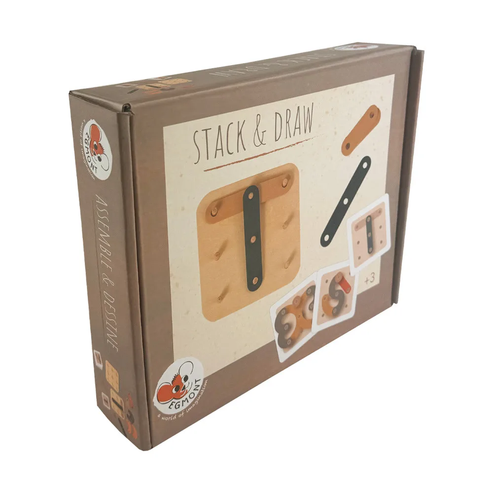 Joc de constructie Asambleaza si deseneaza, Egmont Toys - imagine 2