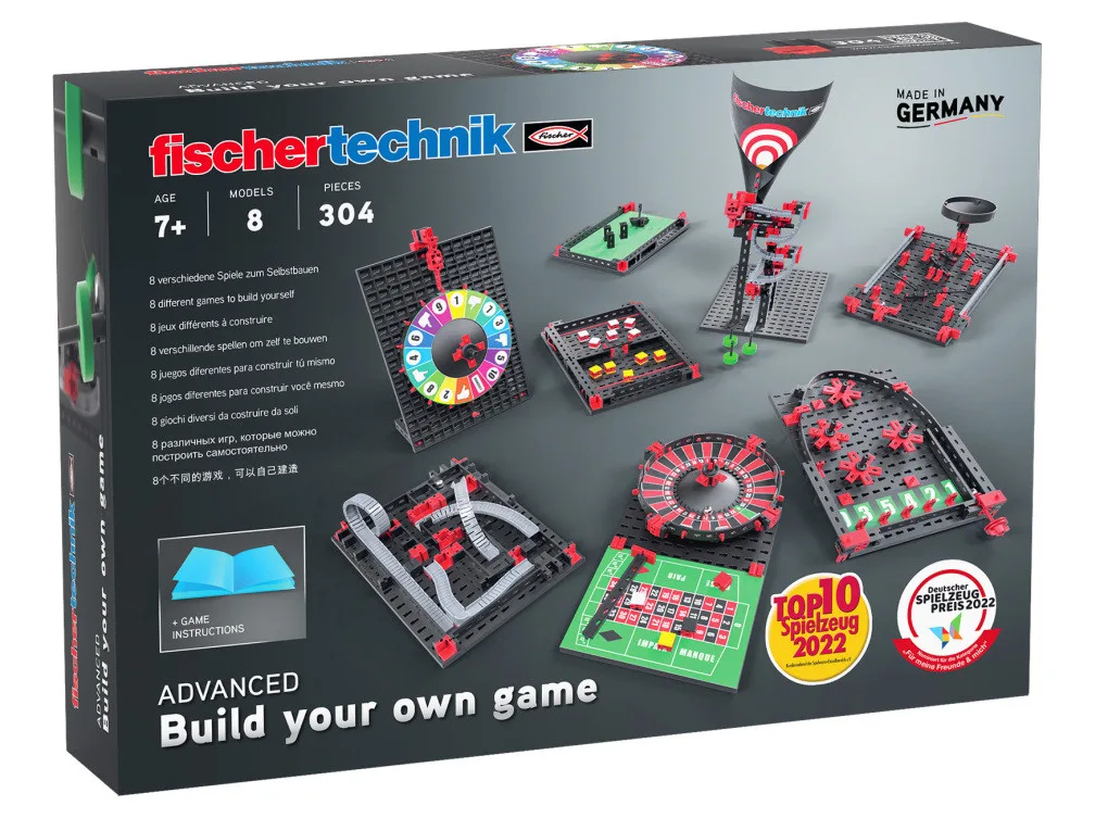 Kit STEM Construieste si joaca 8 jocuri, Fischertechnik - imagine 2