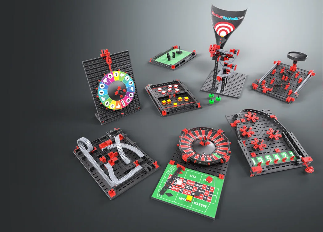 Kit STEM Construieste si joaca 8 jocuri, Fischertechnik - imagine 3