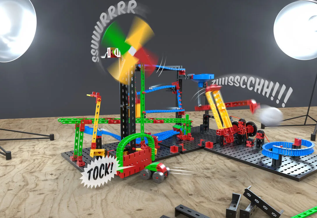 Kit STEM Reactii in lant, Fischertechnik - imagine 4
