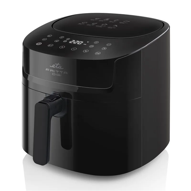 Friteuza cu aer cald ETA Fritta Digi 3168 90000, 1800 W, 7.2 litri, 40-220 °C, 8 programe, control tactil, negru - imagine 2