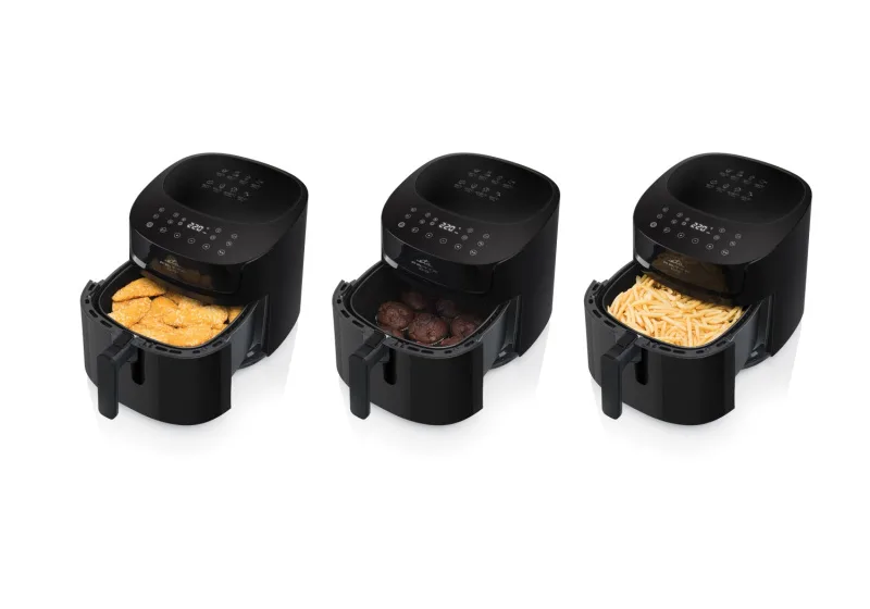 Friteuza cu aer cald ETA Fritta Digi 3168 90000, 1800 W, 7.2 litri, 40-220 °C, 8 programe, control tactil, negru - imagine 4