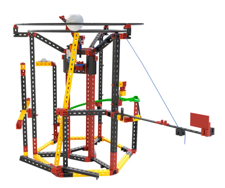 Kit STEM Circuite XL de reactii in lant traznite, Fischertechnik - imagine 4