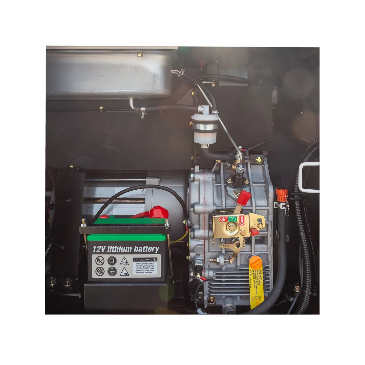 Generator diesel monofazat ITC Power DG10500SE, 8,5 kW, controller DC30, insonorizat - imagine 21
