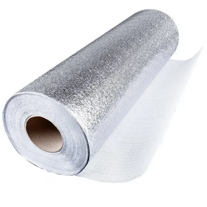 Folie autoadeziva de aluminiu Macvi®, rezistenta la apa si zgarieturi, 60 x 300 cm