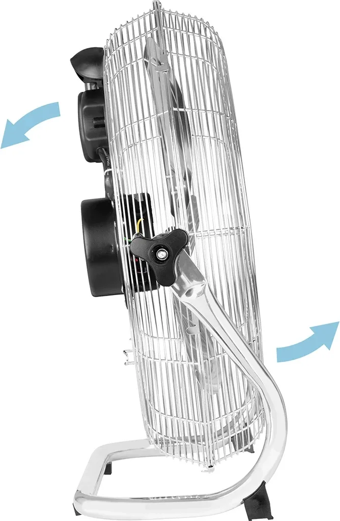 Ventilator de podea ECG FF 45 Ventus, 45 cm, 100 W, 3 viteze, otel inoxidabil - imagine 5