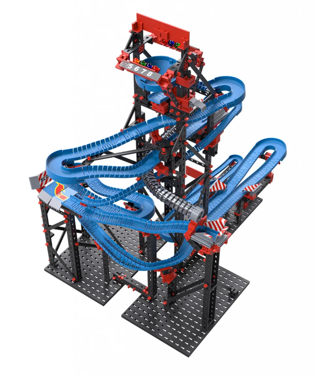 Kit STEM Cursa cu bile metalice, Fischertechnik - imagine 5