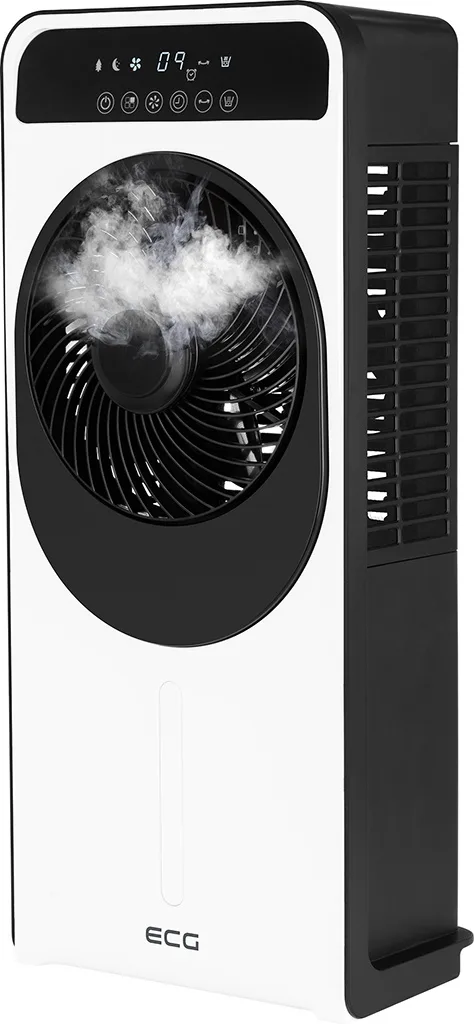 Ventilator portabil 2 in 1 ECG Mr. FANBOY, pulverizare apa, umidificare, 1.5 litri, 12 viteze, telecomanda