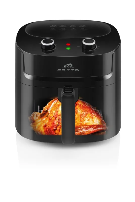 Friteuza cu aer cald ETA Fritta 2168 90000, 7.2 litri, 1800 W, 160-220 °C, 8 programe, negru - imagine 3