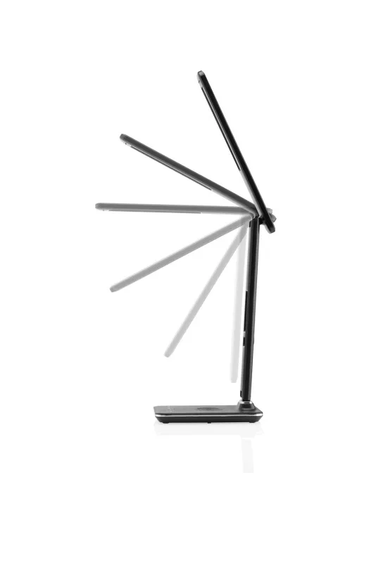 Lampa LED de birou ETA 1893 90000, 6.5 W, brat flexibil, LCD afisare ora si data, alarma, baza pentru incarcare wireless a telefonului - imagine 9