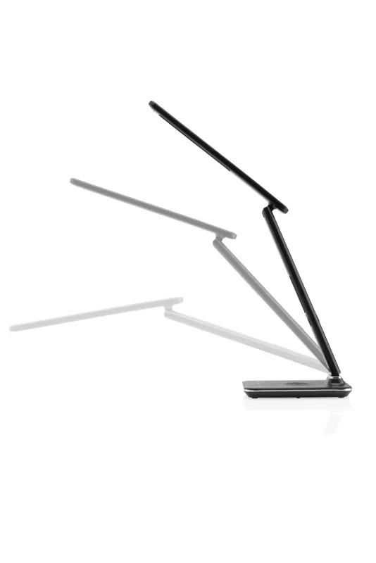 Lampa LED de birou ETA 1893 90000, 6.5 W, brat flexibil, LCD afisare ora si data, alarma, baza pentru incarcare wireless a telefonului - imagine 11