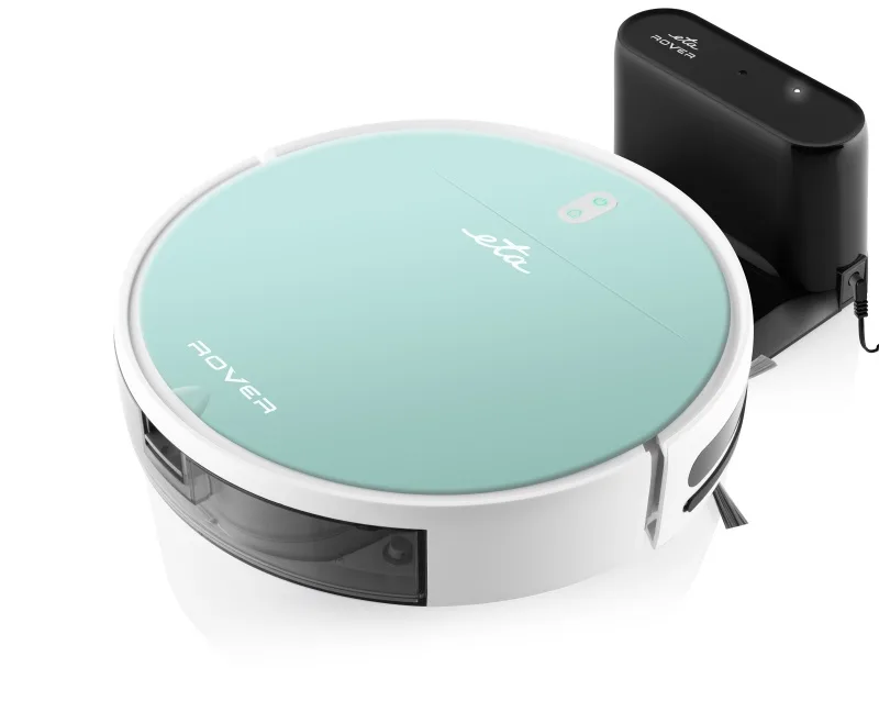 Robot aspirator si mop ETA Rover 1248 90020, Li-Ion 14.4 V/ 2600 mAh, telecomanda, tehnologie SMART, verde mentol - imagine 3