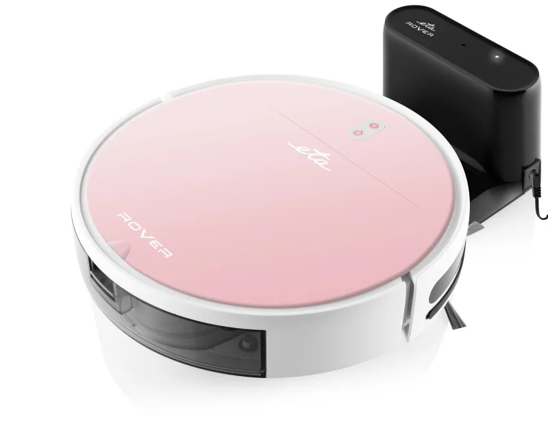 Robot aspirator si mop ETA Rover 1248 90030, Li-Ion 14.4 V/ 2600 mAh, telecomanda, tehnologie SMART, roz - imagine 3