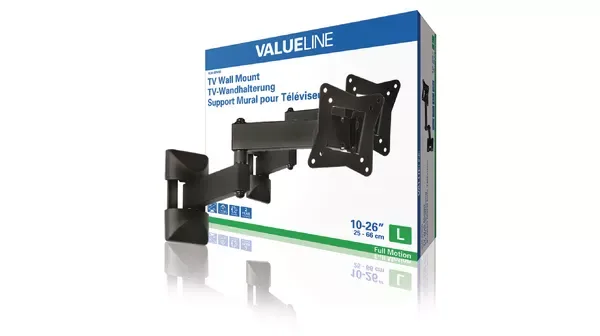 Suport TV fixare pe perete 10-26" 25-66cm 15kg VALUELINE - imagine 2