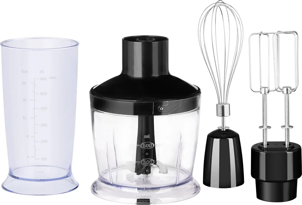 Blender vertical ECG RM 800, 800 W, lame din otel inoxidabil, recipient tocator 500 ml - imagine 9