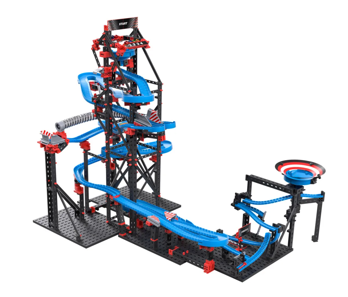 Kit STEM Cursa cu bile metalice - Booster, Fischertechnik - imagine 3