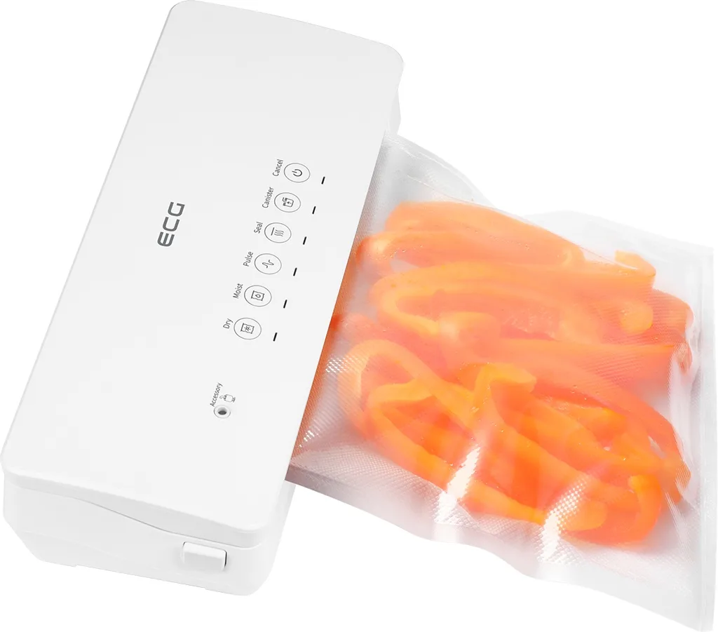 Aparat de vidat alimente ECG VacuFresh, 100 W, 30 cm, putere compresor 7-9 l/min, 5 pungi incluse - imagine 5