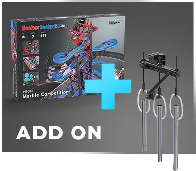 Kit STEM Completare pentru Cursa cu bile metalice - Sunete, Fischertechnik - imagine 2
