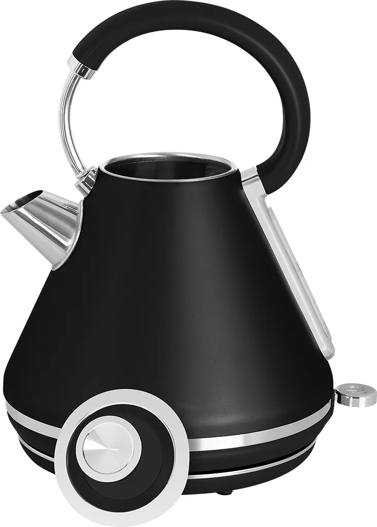 Fierbator electric ECG RK 1708 Tradizione Nero, 2200 W, 1.7 litri, conector Strix, negru mat - imagine 2