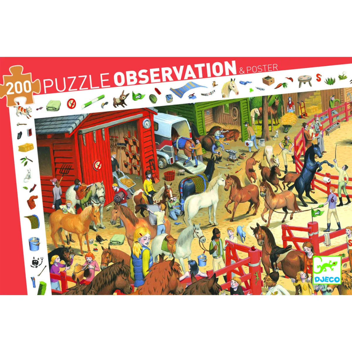 Puzzle observatie Cai, Djeco - imagine 3