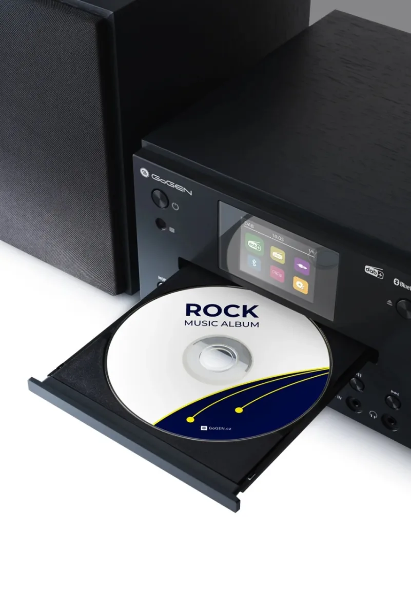 Sistem audio GoGEN MSC 472 BTDAB, 2 x 15 W, Bluetooth, CD, DAB+/FM, LCD color, telecomanda, gri - imagine 4