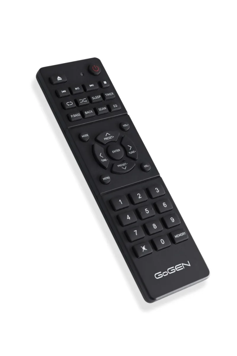Sistem audio GoGEN MSC 472 BTDAB, 2 x 15 W, Bluetooth, CD, DAB+/FM, LCD color, telecomanda, gri - imagine 6
